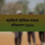 ক্রিকেট স্টিকার বাজার বিশ্লেষণ Quiz